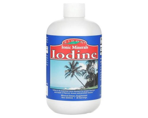 Eidon Ionic Minerals, Ionic Minerals, Iodine, 18 oz (533 ml) Eidon Ionic Minerals, Ionic Minerals, Iodine, 18 oz (533 ml)
