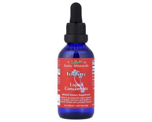 Eidon Ionic Minerals, Iodine, Liquid Concentrate, 2 oz (60 ml) Eidon Ionic Minerals, Iodine, Liquid Concentrate, 2 oz (60 ml)
