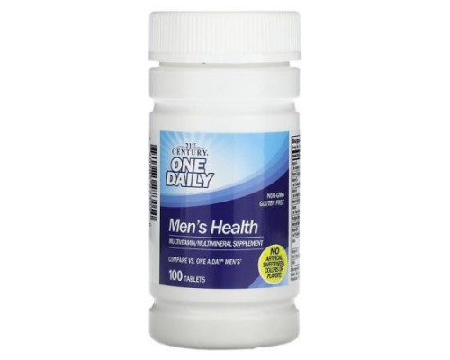 21st Century, One Daily, Men's Health, 100 Tablets 21st Century, One Daily, Men's Health, 100 Tablets