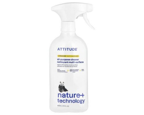 ATTITUDE, All-Purpose Cleaner, Citrus Zest, 27.1 fl oz (800 ml) ATTITUDE, All-Purpose Cleaner, Citrus Zest, 27.1 fl oz (800 ml)