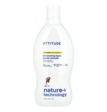 ATTITUDE, Dishwashing Liquid, Citrus Zest, 23.7 fl oz (700 ml)