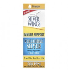Natural Path Silver Wings, Colloidal Silver, Extra Strength, 500 PPM, 4 fl oz (120 ml)