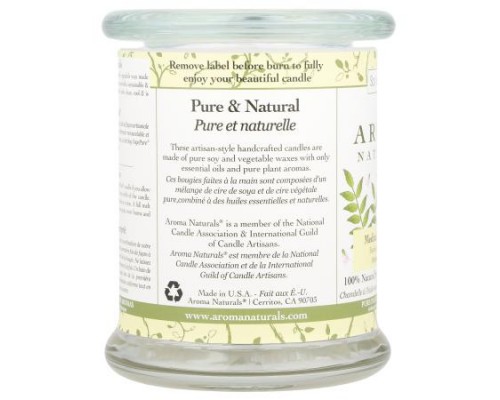 Aroma Naturals, Soy VegePure®, Medium Glass Soy Pillar Candle, Patchouli & Frankincense, 8.8 oz (260 g) Aroma Naturals, Soy VegePure®, Medium Glass Soy Pillar Candle, Patchouli & Frankincense, 8.8 oz (260 g)