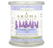 Aroma Naturals, Soy VegePure®, 100% Natural Soy Essential Oil Candle, Tranquility, Lavender, 8.8 oz (260 g)