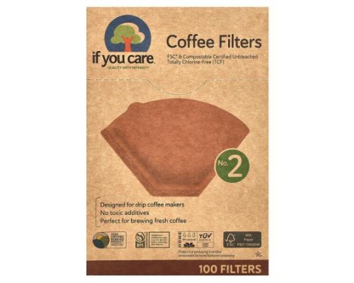 If You Care, Coffee Filters, No. 2 , 100 Filters If You Care, Coffee Filters, No. 2 , 100 Filters
