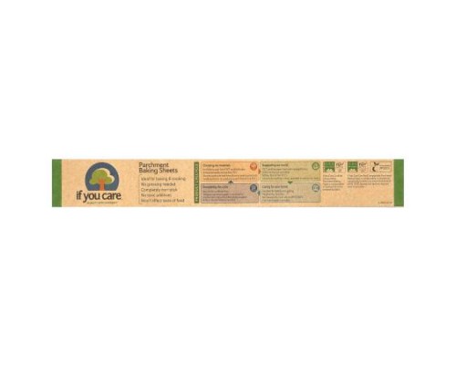 If You Care, Parchment Baking Sheets, 24 Pre-Cut Sheets, 200 sq in (13 in x 16 in) Each If You Care, Parchment Baking Sheets, 24 Pre-Cut Sheets, 200 sq in (13 in x 16 in) Each