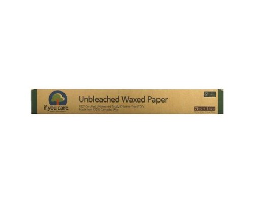 If You Care, Unbleached Waxed Paper, 75 sq ft (75 ft x 12 in) If You Care, Unbleached Waxed Paper, 75 sq ft (75 ft x 12 in)