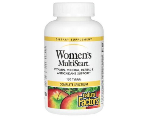 Natural Factors, Women's MultiStart®, 180 Tablets