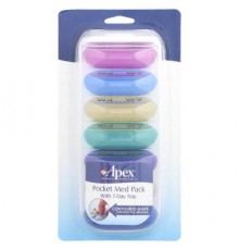 Apex, Pocket Med Pack with 7-Day Tray, 1 Tray