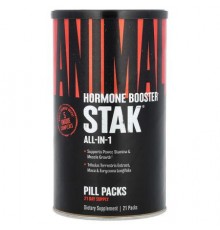 Animal, Stak, Hormone Booster, All-In-1 Pill Packs, 21 Packs