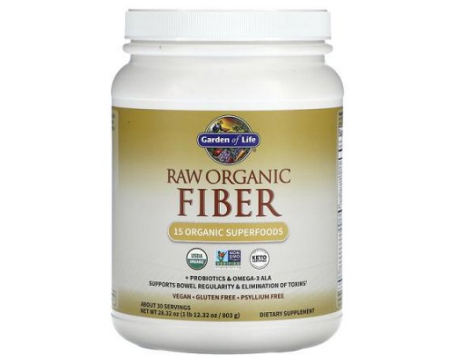 Garden of Life, RAW Organic Fiber, 1 lb, 12.32 oz