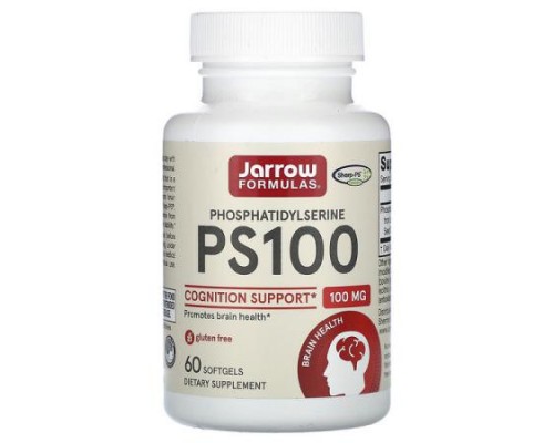 Jarrow Formulas, PS100, Phosphatidylserine, 100 mg, 60 Softgels