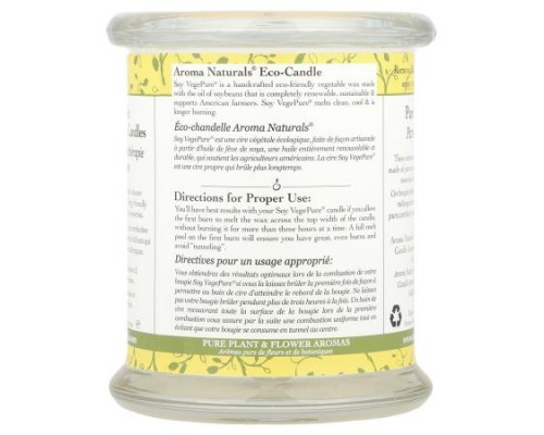Aroma Naturals, Soy VegePure®, 100% Natural Soy Essential Oil Candle, Ambiance, Orange & Lemongrass, 8.8 oz (260 g) Aroma Naturals, Soy VegePure®, 100% Natural Soy Essential Oil Candle, Ambiance, Orange & Lemongrass, 8.8 oz (260 g)