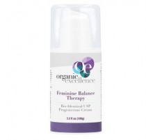 Organic Excellence, Feminine Balance Therapy, Bio-Identical USP Progesterone Cream, 3.3 fl oz (100 g)