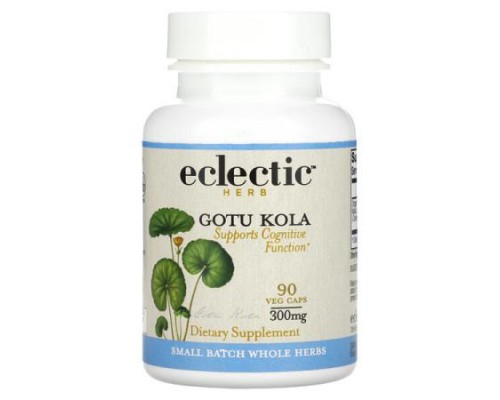 Eclectic Herb, Gotu Kola, 300 mg, 90 Veg Caps