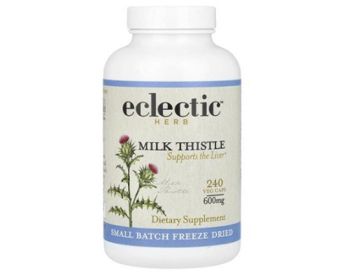Eclectic Herb, Milk Thistle, 240 Veg Caps (600 mg per Cap)