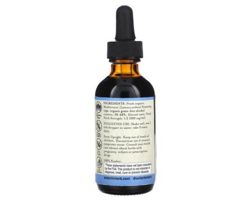 Eclectic Herb, Motherwort Extract, 500 mg, 2 fl oz (60 ml)