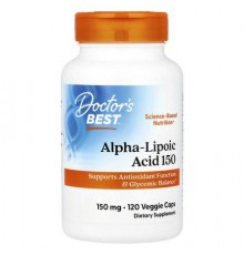 Doctor's Best, Alpha-Lipoic Acid 150, 150 mg, 120 Veggie Caps