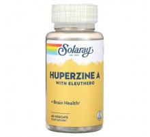 Solaray, Huperzine A with Eleuthero, 60 VegCaps