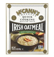 McCann's Irish Oatmeal, Quick Cooking Rolled Oats, 16 oz (453 g)