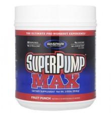 Gaspari Nutrition, SuperPump™ Max, Fruit Punch, 1.41 lbs (640 g)