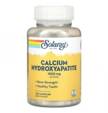 Solaray, Calcium Hydroxyapatite, 120 Capsules (250 mg per Capsule)