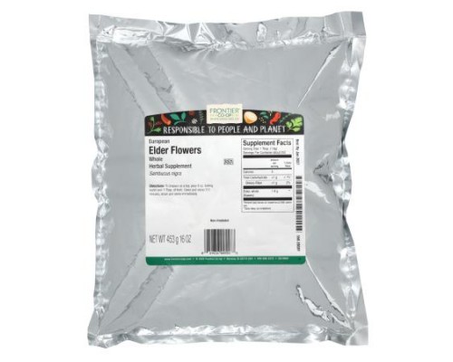 Frontier Co-op, Whole European Elder Flowers, 16 oz (453 g)