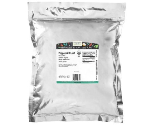 Frontier Co-op, Organic Cut & Sifted Peppermint Leaf, 16 oz (453 g) Frontier Co-op, Organic Cut & Sifted Peppermint Leaf, 16 oz (453 g)