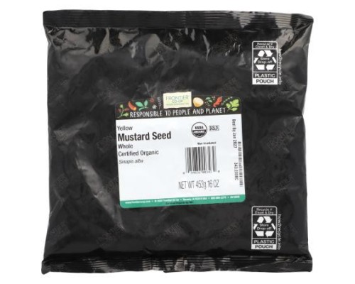 Frontier Co-op, Organic Whole Yellow Mustard Seed, 16 oz (453 g)