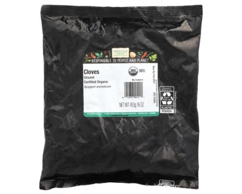 Frontier Co-op, Organic Ground Cloves, 16 oz (453 g)