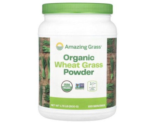 Amazing Grass, Organic Wheat Grass Powder, 1.76 lb (800 g) Amazing Grass, Organic Wheat Grass Powder, 1.76 lb (800 g)
