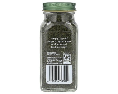 Simply Organic, Dill Weed, 0.81 oz (23 g)
