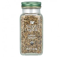 Simply Organic, Lemon Pepper, 3.17 oz (90 g)