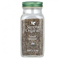 Simply Organic, Black Pepper, 2.31 oz (65 g)