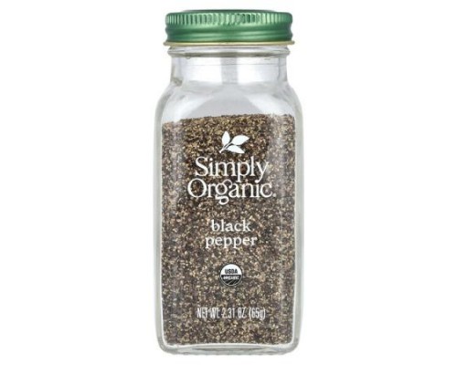Simply Organic, Black Pepper, 2.31 oz (65 g) Simply Organic, Black Pepper, 2.31 oz (65 g)