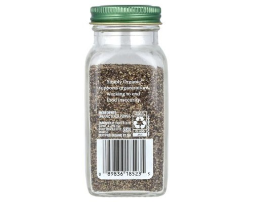 Simply Organic, Black Pepper, 2.31 oz (65 g) Simply Organic, Black Pepper, 2.31 oz (65 g)
