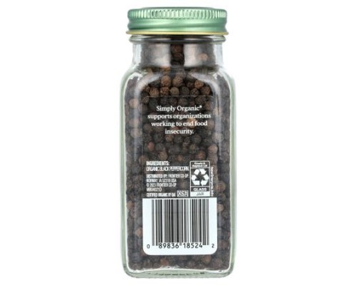 Simply Organic, Black Peppercorns, 2.65 oz (75 g) Simply Organic, Black Peppercorns, 2.65 oz (75 g)