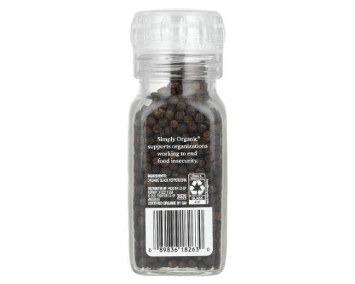 Simply Organic, Daily Grind, Black Peppercorn, 2.65 oz (75 g)