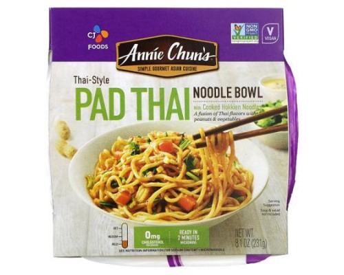 Annie Chun's, Noodle Bowl, Thai-Style Pad Thai, Mild, 8.1 oz (231 g) Annie Chun's, Noodle Bowl, Thai-Style Pad Thai, Mild, 8.1 oz (231 g)