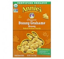 Annie's Homegrown, Organic Baked Bunny Graham Snacks, Honey, 7.5 oz (213 g)