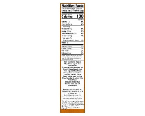 Annie's Homegrown, Organic Baked Bunny Graham Snacks, Honey, 7.5 oz (213 g) Annie's Homegrown, Organic Baked Bunny Graham Snacks, Honey, 7.5 oz (213 g)