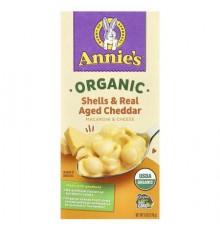 Annie's Homegrown, Organic Macaroni & Cheese, Shells & Real Aged Cheddar, 6 oz (170 g)