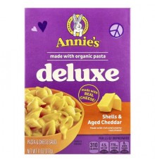 Annie's Homegrown, Deluxe Shells & Aged Cheddar, 11 oz (312 g)