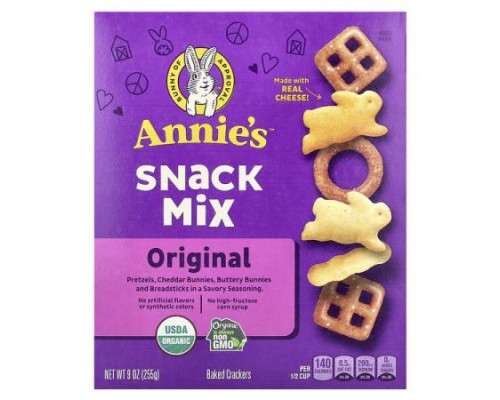 Annie's Homegrown, Snack Mix, Original, 9 oz (255 g) Annie's Homegrown, Snack Mix, Original, 9 oz (255 g)