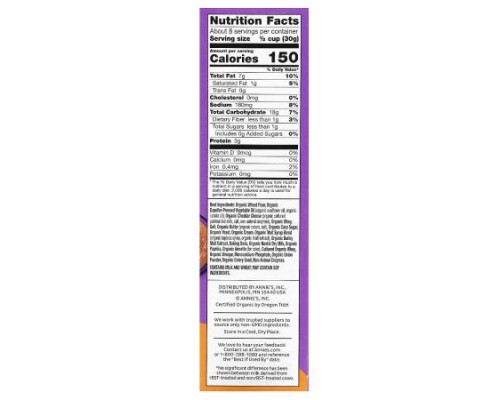 Annie's Homegrown, Organic Snack Mix, Cheddar, 9 oz (255 g) Annie's Homegrown, Organic Snack Mix, Cheddar, 9 oz (255 g)
