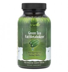 Irwin Naturals, Green Tea Fat Metabolizer, 75 Liquid Soft-Gels