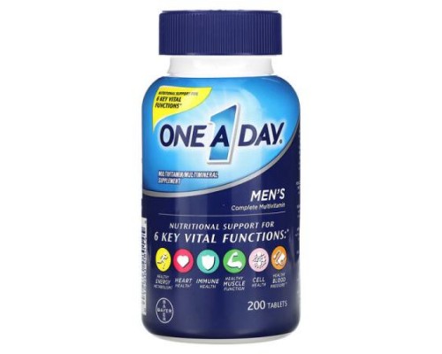 One-A-Day, Men's Complete Multivitamin, 200 Tablets