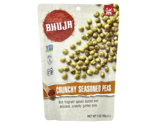 Bhuja, Crunchy Seasoned Peas, 7 oz (199 g) Bhuja, Crunchy Seasoned Peas, 7 oz (199 g)