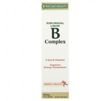 Nature's Bounty, B-Complex, Sublingual Liquid, 2 fl oz (59 ml)