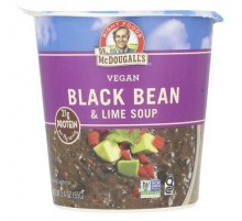 Dr. McDougall's, Vegan Black Bean & Lime Soup, 3.4 oz (95 g)